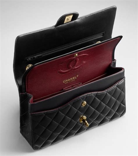 chanel classic flap bag strap length|More.